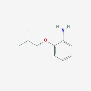 molecular formula C10H15NO B008955 2-(2-甲基丙氧基)苯胺 CAS No. 104065-95-4