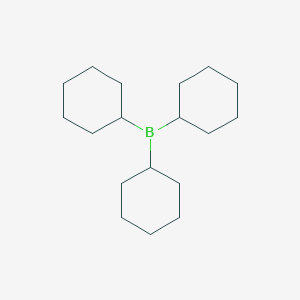 molecular formula C18H33B B089586 Tricyclohexylborane CAS No. 1088-01-3