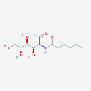 N-[(2R,3R,4S,5R)-3,4,5,6-tetrahydroxy-1-oxohexan-2-yl]hexanamide