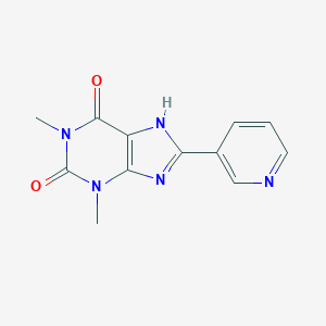 molecular formula C12H11N5O2 B089744 8-(3-Pyridyl)theophylline CAS No. 1029-62-5