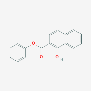 molecular formula C17H12O3 B089776 苯基 1-羟基-2-萘甲酸酯 CAS No. 132-54-7