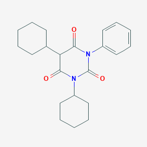 B089777 1,5-Dicyclohexyl-3-phenylbarbituric acid CAS No. 1053-49-2
