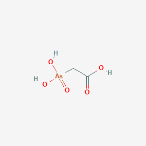 molecular formula C2H5AsO5 B089784 砷乙酸 CAS No. 107-38-0
