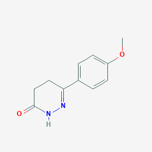 molecular formula C11H12N2O2 B089796 6-(4-methoxyphenyl)-4,5-dihydropyridazin-3(2H)-one CAS No. 1017-06-7