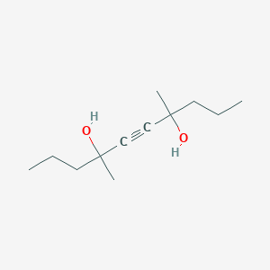 molecular formula C12H22O2 B089797 4,7-Dimethyl-5-decyne-4,7-diol CAS No. 126-87-4