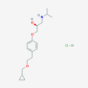 molecular formula C18H29NO3.HCl B000898 Levobetaxolol hydrochloride CAS No. 116209-55-3