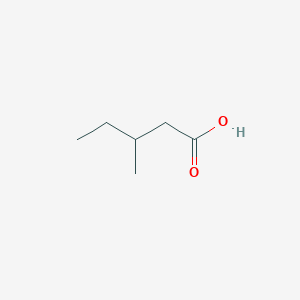 molecular formula C6H12O2 B089800 3-Methylvaleric acid CAS No. 105-43-1