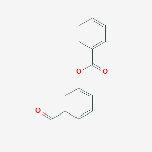 molecular formula C15H12O3 B089839 3-Acetylphenyl benzoate CAS No. 139-28-6
