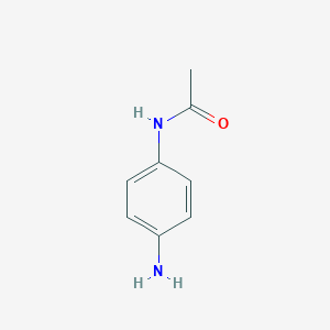 molecular formula C8H10N2O B089850 4'-氨基乙酰苯胺 CAS No. 122-80-5
