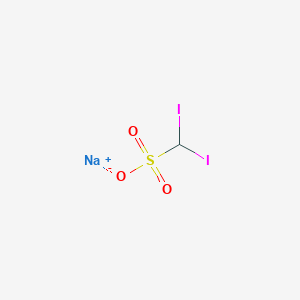 molecular formula CHI2NaO3S B089858 二甲碘钠 CAS No. 124-88-9