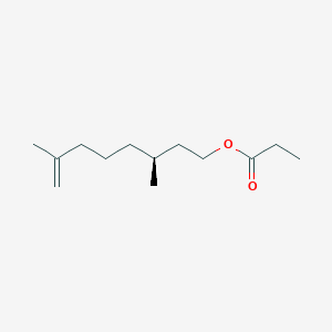 molecular formula C13H24O2 B089866 Rhodinyl propionate CAS No. 105-89-5