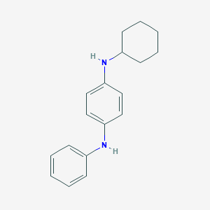molecular formula C18H22N2 B089868 N-Cyclohexyl-N'-phenyl-p-phenylenediamine CAS No. 101-87-1