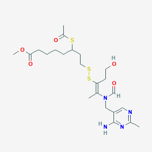 molecular formula C23H36N4O5S3 B089880 Octotiamine CAS No. 137-86-0