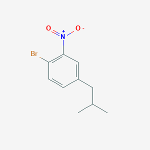 molecular formula C10H12BrNO2 B090021 1-溴-4-异丁基-2-硝基苯 CAS No. 1242336-57-7
