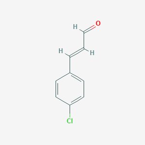 molecular formula C9H7ClO B090052 4-氯肉桂醛 CAS No. 1075-77-0