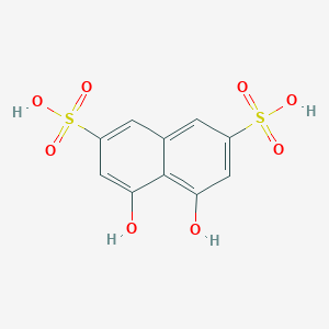 molecular formula C10H8O8S2 B090061 4,5-ジヒドロキシナフタレン-2,7-ジスルホン酸 CAS No. 148-25-4