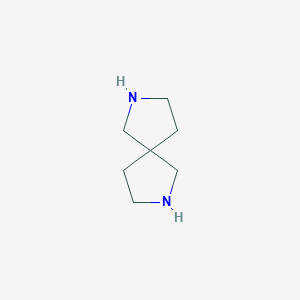 molecular formula C7H14N2 B090081 2,7-二氮杂螺[4.4]壬烷 CAS No. 175-96-2