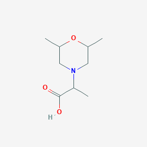 molecular formula C9H17NO3 B090099 2-[顺式-2,6-二甲基-4-吗啉基]丙酸 CAS No. 1214158-74-3