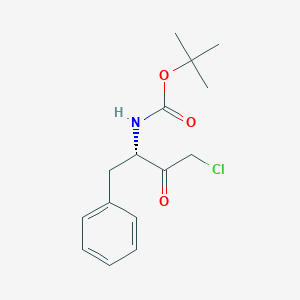 molecular formula C15H20ClNO3 B009011 (3S)-3-(叔丁氧羰基)氨基-1-氯-4-苯基-2-丁酮 CAS No. 102123-74-0