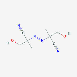 B009013 2-[(2-Cyano-1-hydroxypropan-2-yl)diazenyl]-3-hydroxy-2-methylpropanenitrile CAS No. 19706-80-0