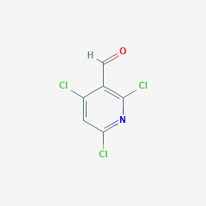 B090142 2,4,6-Trichloronicotinaldehyde CAS No. 1261269-66-2