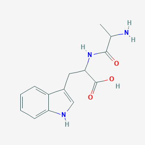 molecular formula C14H17N3O3 B090144 L-丙氨酰-L-色氨酸 CAS No. 16305-75-2