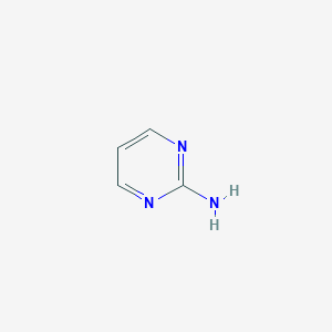molecular formula C4H5N3 B090159 2-氨基嘧啶 CAS No. 109-12-6