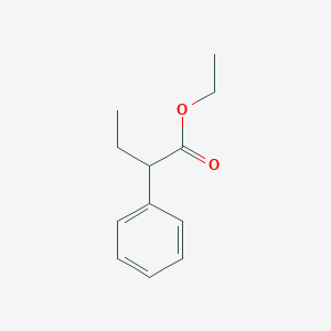 molecular formula C12H16O2 B090181 Ethyl 2-phenylbutyrate CAS No. 119-43-7