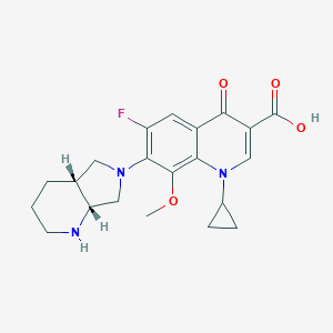 molecular formula C21H24FN3O4 B090184 Moxifloxacin isoMer CAS No. 1346747-14-5