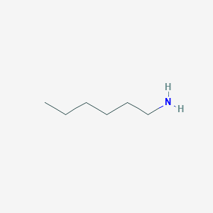 molecular formula C6H15N<br>CH3(CH2)5NH2<br>C6H15N B090201 Hexilamina CAS No. 111-26-2