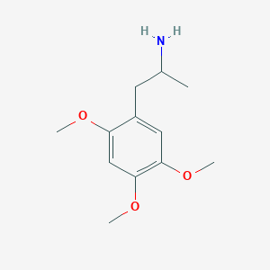 molecular formula C12H19NO3 B090205 2,4,5-三甲氧基苯丙胺 CAS No. 1083-09-6