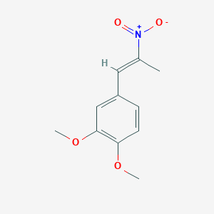 molecular formula C11H13NO4 B090217 3,4-二甲氧基-β-甲基-β-硝基苯乙烯 CAS No. 122-47-4