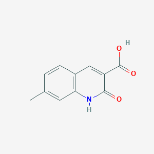 molecular formula C11H9NO3 B009023 2-羟基-7-甲基喹啉-3-羧酸 CAS No. 101133-49-7