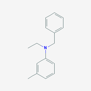 molecular formula C16H19N B090250 N-苄基-N-乙基-m-甲基苯胺 CAS No. 119-94-8