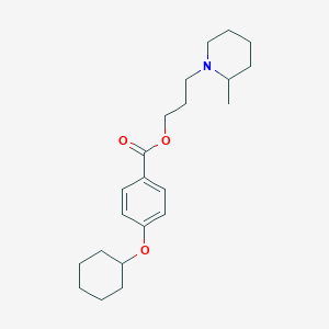 molecular formula C22H33NO3 B090308 环甲基卡因 CAS No. 139-62-8