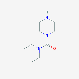 molecular formula C9H19N3O B090361 N,N-二乙基哌嗪-1-甲酰胺 CAS No. 119-54-0