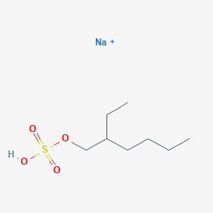 molecular formula C8H18NaO4S+ B090424 2-乙基己基硫酸钠 CAS No. 126-92-1