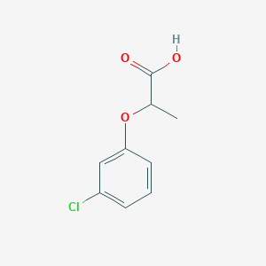molecular formula C9H9ClO3 B090443 2-(3-氯苯氧基)丙酸 CAS No. 101-10-0