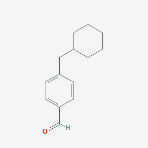B090481 4-(Cyclohexylmethyl)benzaldehyde CAS No. 1205682-08-1