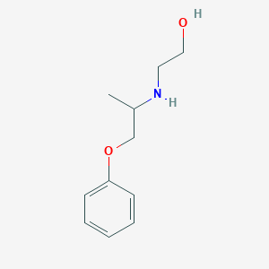 molecular formula C11H17NO2 B090496 2-[(1-甲基-2-苯氧乙基)氨基]乙醇 CAS No. 103-39-9