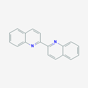 molecular formula C18H12N2 B090511 2,2'-联喹啉 CAS No. 119-91-5