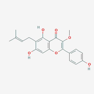 molecular formula C21H20O6 B009063 托帕唑林 CAS No. 109605-79-0