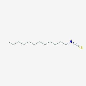 molecular formula C13H25NS B090640 十二烷基异硫氰酸酯 CAS No. 1072-32-8