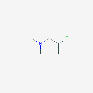 molecular formula C5H12ClN B090650 2-氯丙基二甲胺 CAS No. 108-14-5