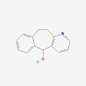 molecular formula C14H13NO B090665 10,11-Dihydro-5H-benzo[4,5]cyclohepta[1,2-b]pyridin-5-ol CAS No. 17895-95-3