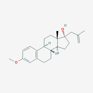 B090675 (8R,9S,13S,14S,17S)-3-Methoxy-13-methyl-17-(2-methylprop-2-enyl)-7,8,9,11,12,14,15,16-octahydro-6H-cyclopenta[a]phenanthren-17-ol CAS No. 17550-04-8