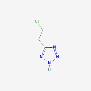 molecular formula C3H5ClN4 B090679 5-(2-氯乙基)-1H-四唑 CAS No. 18755-46-9