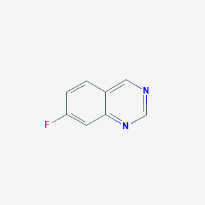 molecular formula C8H5FN2 B090720 7-氟喹唑啉 CAS No. 16499-45-9