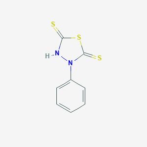 B090727 3-Phenyl-1,3,4-thiadiazolidine-2,5-dithione CAS No. 17654-88-5