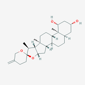molecular formula C27H42O4 B090732 康瓦拉马根宁 CAS No. 16683-27-5